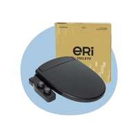 ERI Premium ฝารองนั่ง / ฝาชักโครก กึ่งอัตโนมัติไม่ใช้ไฟฟ้า สี MIDNIGHT [Recycle] 