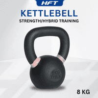 Kettlebell ดัมเบิ้ลหูหิ้ว สีดำด้าน 8 KG. - Homefittools
