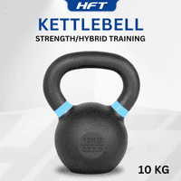 Kettlebell ดัมเบิ้ลหูหิ้ว สีดำด้าน 10 KG. - Homefittools