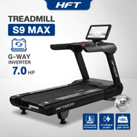 ลู่วิ่งไฟฟ้า HFT ปรับชัน โหมด Virtual Reality มอเตอร์ DC 7.0 HP รุ่น S9 Max - Homefittools