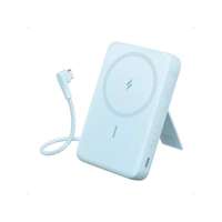 พาวเวอร์แบงค์แม่เหล็ก Anker A1685 MagPWB 10K w/TC Cable BL