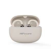 หูฟังไร้สายแบบ FlexClip HiFuture ใช้งานสูงสุด 30 ชั่วโมง เบสทรงพลัง (Champagne Gold)