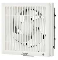 พัดลมดูดอากาศแบบติดผนัง Mitsubishi Electric  ขนาด 8 นิ้ว แบบมีตะแกรง สีขาว