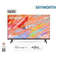 สมาร์ททีวี 60 นิ้ว SKYWORTH ระบบ Google TV AI ความคมชัดระดับ 4K / 120 Hz รุ่น  60SUE8200 