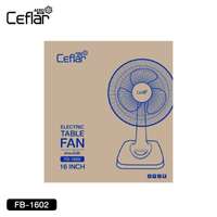 CEFLAR พัดลม16นิ้ว ตั้งโต๊ะ รุ่น FB-1602 กำลังไฟ 50 วัตต์ | ELECTRIC TABLE FAN สี Pink