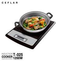 EFLAR เตาแม่เหล็กไฟฟ้า รุ่น T-025 กำลังไฟ 1200w พร้อมหม้อสเตนเลส เตาไฟฟ้า เตาแม่เหล็ก