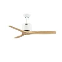 พัดลมเพดานใบพัดไม้แท้ รุ่น KEN SOLID WOOD 52นิ้ว DC MWH DR สี NATURAL WOOD พร้อมรีโมท