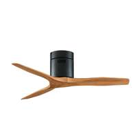 พัดลมเพดานใบพัดไม้แท้ รุ่น KEN SOLID WOOD 52นิ้ว DC MB HR สี TEAK พร้อมรีโมท