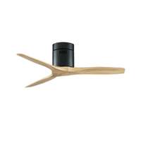 พัดลมเพดานใบพัดไม้แท้ รุ่น KEN SOLID WOOD 40นิ้ว DC MB HR สี NATURAL WOOD พร้อมรีโมท
