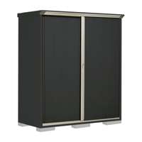 ตู้เก็บของกลางแจ้ง TAKUBO GPY177A TALL SPACE สี IVORY BLACK ไม่รวมติดตั้ง