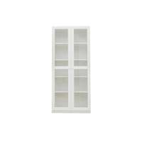 ตู้โชว์บานกระจก ขนาด 80 ซม. รุ่น GLAZIA สีขาว