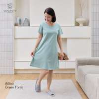 นอนสบาย ชุดนอน เดรส สีเขียว size L