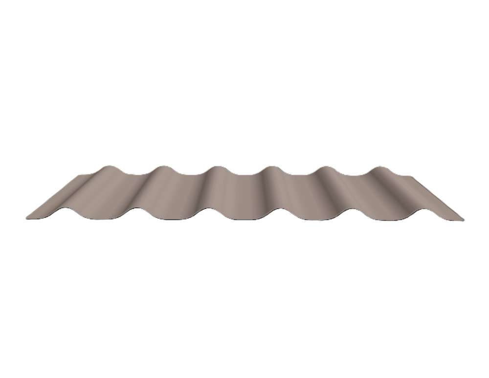 แผ่นตกแต่งโปร่งแสง เอสซีจี เดคคอร์ไลท์ ลอน Flow-1 รุ่น Heat-Shield 1.10x3.15 ม. คอฟฟี่
