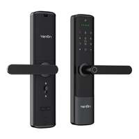 กลอนประตูดิจิตอล Tenon K6 สี Black