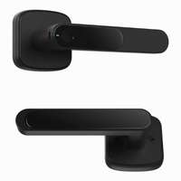 กลอนประตูดิจิตอล Tenon สี Black รุ่น TN-K1PLUS-BK