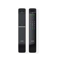 กลอนประตูดิจิตอล Tenon A6 Pro 8-in-1 Push-Pull Smart Lock Black รุ่น TN-A6PRO-BK