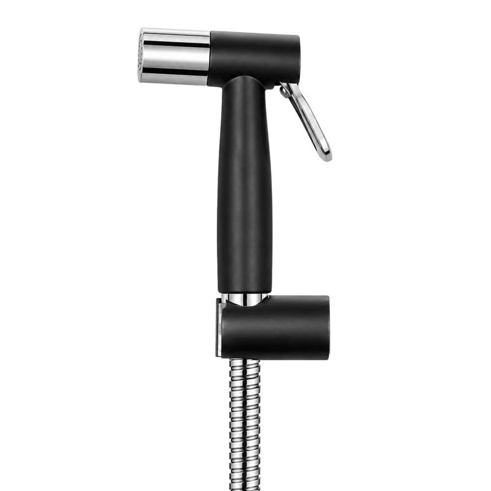สายฉีดชำระครบชุด รุ่น UX-231B 
สีดำ สายสแตนเลส
