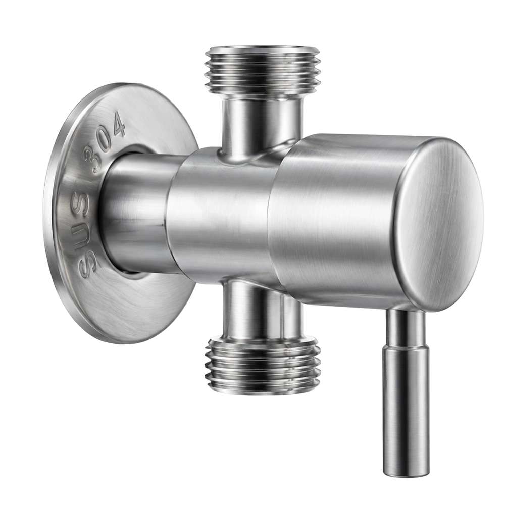 สต๊อปวาล์ว 3 ทาง สแตนเลส 304 รุ่น UX-502S
สีสแตนเลส
