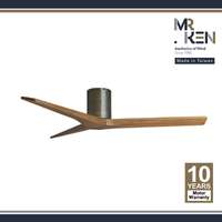 พัดลมเพดาน MR KEN รุ่น FARO 52" DC AB-Teak HR NL  พร้อมรีโมทคอนโทรล