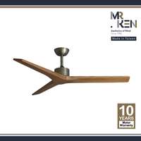 พัดลมเพดาน MR KEN รุ่น FARO 52" DC AB-Teak DR NL  พร้อมรีโมทคอนโทรล