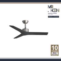 พัดลมเพดาน MR KEN รุ่น FARO 40" DC BN-Charcoal Blue DR NL  พร้อมรีโมทคอนโทรล