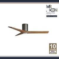 พัดลมเพดาน MR KEN รุ่น FARO 40" DC AB-Teak HR LED  พร้อมรีโมทคอนโทรล