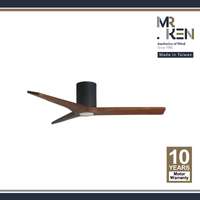 พัดลมเพดาน MR KEN รุ่น FARO 40" DC DB-Dark Walnut HR LED  พร้อมรีโมทคอนโทรล