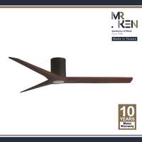 พัดลมเพดาน MR KEN รุ่น FARO 52" DC DB-Dark Walnut HR LED  พร้อมรีโมทคอนโทรล
