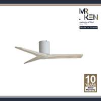 พัดลมเพดาน MR KEN รุ่น FARO 40" DC MWH-Washed White HR LED  พร้อมรีโมทคอนโทรล