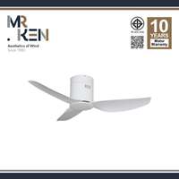 พัดลมเพดาน MR KEN รุ่น NEW SEABIRD OD 40" DC MWH-White HR  NL พร้อมรีโมทคอนโทรล