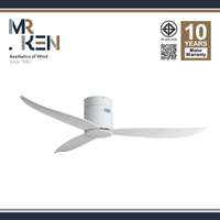 พัดลมเพดาน MR KEN รุ่น NEW SEABIRD OD 52" DC MWH-White HR  NL พร้อมรีโมทคอนโทรล