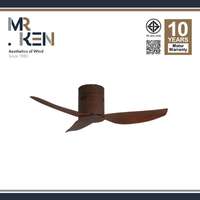 พัดลมเพดาน MR KEN รุ่น NEW SEABIRD OD 40" DC WN-Walnut HR  NL พร้อมรีโมทคอนโทรล