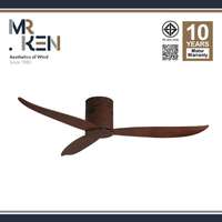 พัดลมเพดาน MR KEN รุ่น NEW SEABIRD OD 52" DC WN-Walnut HR  NL พร้อมรีโมทคอนโทรล