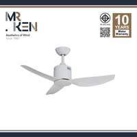 พัดลมเพดาน MR KEN รุ่น NEW SEABIRD OD 40" DC MWH-White DR  NL พร้อมรีโมทคอนโทรล