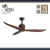 พัดลมเพดาน MR KEN รุ่น NEW SEABIRD OD 52" DC WN-Walnut DR  NL พร้อมรีโมทคอนโทรล