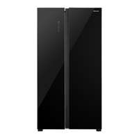 ตู้เย็น Side by Side Hisense ขนาด 19.8 คิว กระจกดำ รุ่น Pure Space Series รุ่น RS708N4TBU