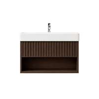 ชุดเฟอร์นิเจอร์พร้อมอ่างล้างหน้า LINEDEKOR รุ่น LUNA BALU-12 ขนาด 55 x 43 x 46 ซม. สีโอ๊ค